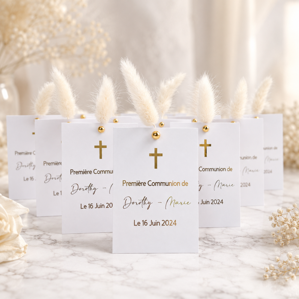 dragée communion papeterie créative