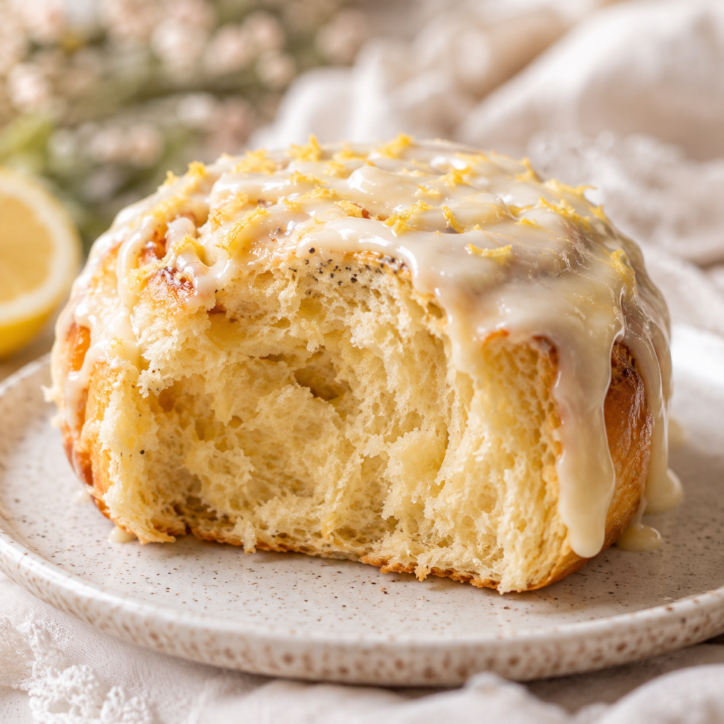 roll citron pavot face emilie sweet cake