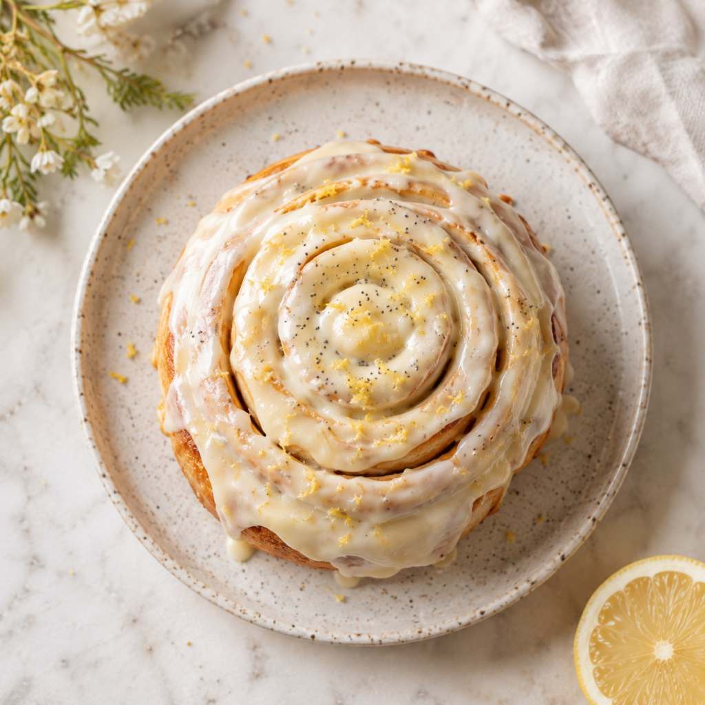 roll citron pavot dessus emilie sweet cake