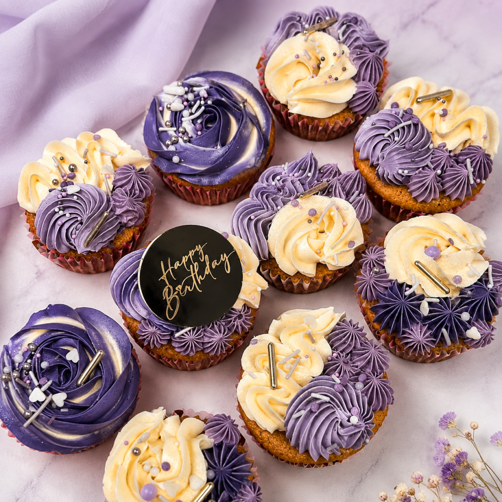 cupcake violet